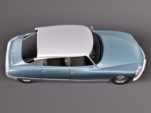Citroen DS 1967-1975 3D Model