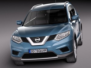 Nissan Rogue 2014 3D Model