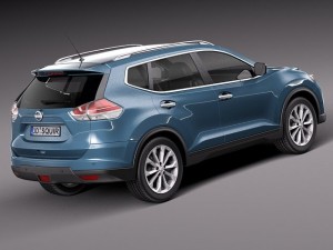Nissan Rogue 2014 3D Model