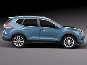 Nissan Rogue 2014 3D Model