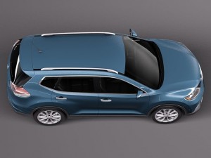 Nissan Rogue 2014 3D Model
