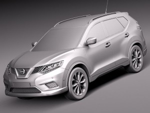 Nissan Rogue 2014 3D Model