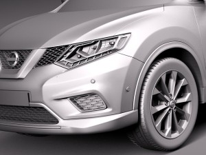 Nissan Rogue 2014 3D Model