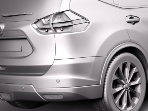 Nissan Rogue 2014 3D Model