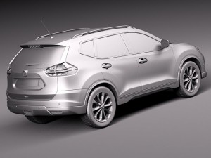 Nissan Rogue 2014 3D Model