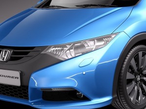 Honda Civic Tourer 2014 Modelo 3D