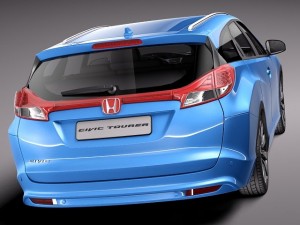 Honda Civic Tourer 2014 Modelo 3D