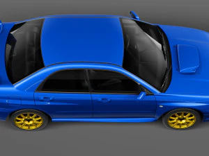 Subaru Impreza STi 2003-2005 3D Model