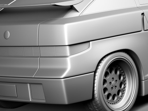 Alfa Romeo SZ Zagato 1989-1991 3D Model