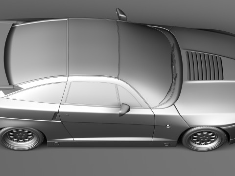 Alfa Romeo SZ Zagato 1989-1991 3D Model