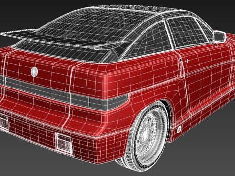 Alfa Romeo SZ Zagato 1989-1991 3D Model