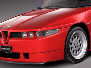 Alfa Romeo SZ Zagato 1989-1991 3Dモデル