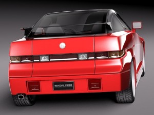 Alfa Romeo SZ Zagato 1989-1991 3Dモデル