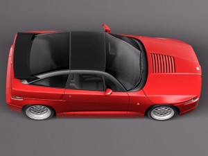 Alfa Romeo SZ Zagato 1989-1991 3Dモデル