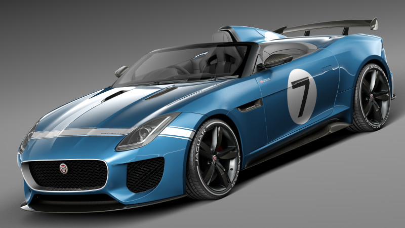 Jaguar Project 7 Concept 2013 3D Model .c4d .max .obj .3ds .fbx .stl .blend 