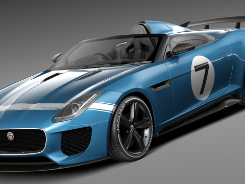 Jaguar Project 7 Concept 2013 Model 3D