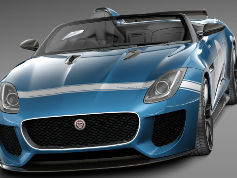 Jaguar Project 7 Concept 2013 3D Model