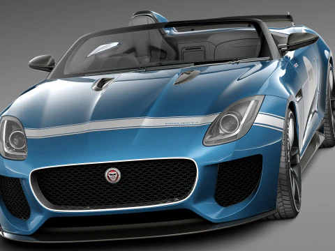 Jaguar Project 7 Concept 2013 3D Model