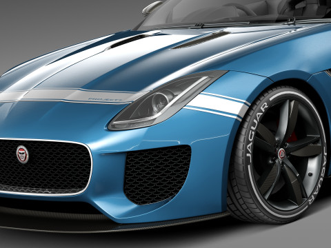 Jaguar Project 7 Concept 2013 3D Model