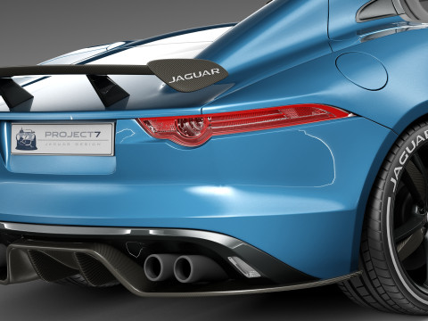 Jaguar Project 7 Concept 2013 3D Model