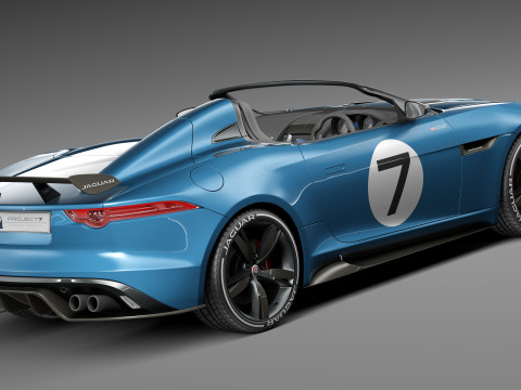 Jaguar Project 7 Concept 2013 3D Model