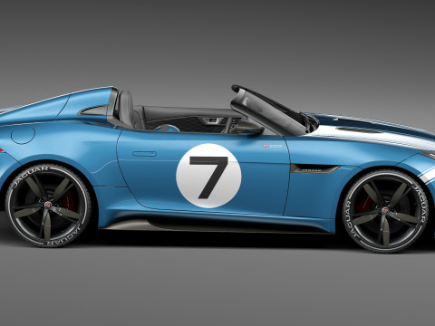Jaguar Project 7 Concept 2013 3D Model