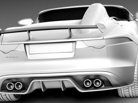 Jaguar Project 7 Concept 2013 3D Model