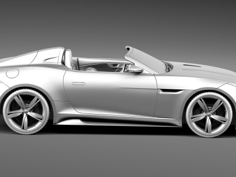 Jaguar Project 7 Concept 2013 3D Model