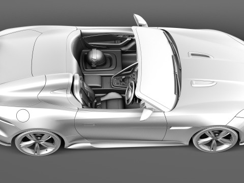 Jaguar Project 7 Concept 2013 3D Model
