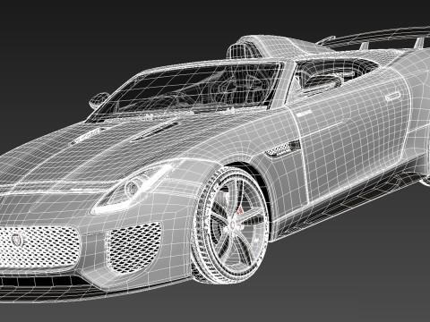 Jaguar Project 7 Concept 2013 3D Model