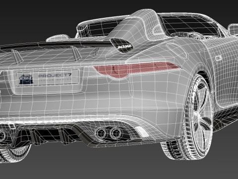Jaguar Project 7 Concept 2013 3D Model