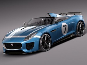 jaguar project 7 concept 2013 3D Model