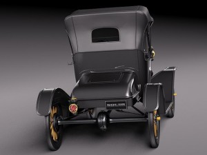 Model T Convertible Short 1908-1927 Modèle 3D