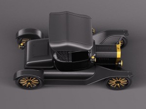 Model T Convertible Short 1908-1927 Modèle 3D