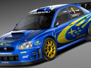 Subaru Impreza STi WRC 2004 3D Model