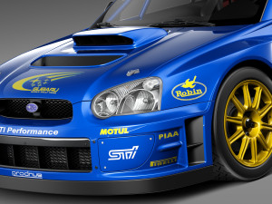 Subaru Impreza STi WRC 2004 3D 모델