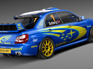 Subaru Impreza STi WRC 2004 3D 모델