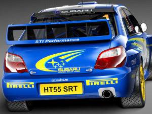 Subaru Impreza STi WRC 2004 3D 모델