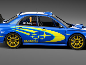 Subaru Impreza STi WRC 2004 3D 모델