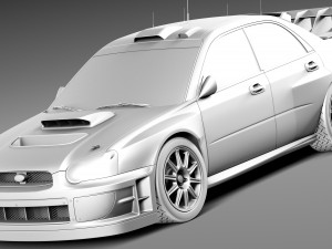 Subaru Impreza STi WRC 2004 3D 모델