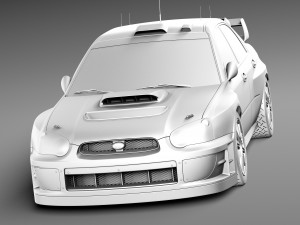 Subaru Impreza STi WRC 2004 3D 모델
