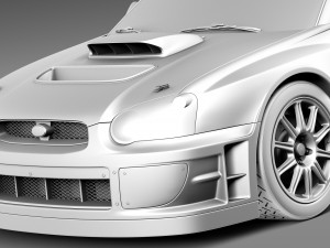 Subaru Impreza STi WRC 2004 3D 모델