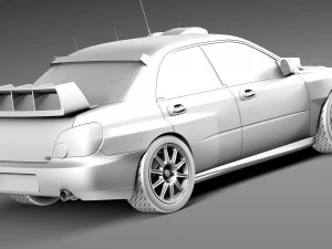 Subaru Impreza STi WRC 2004 3D Model