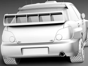 Subaru Impreza STi WRC 2004 3D Model