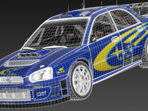 Subaru Impreza STi WRC 2004 3D Model