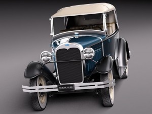 Model A Phaeton 1930 Modelo 3D
