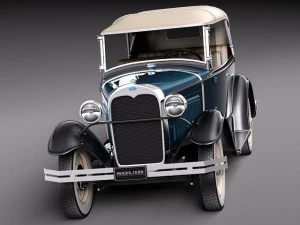 Model A Phaeton 1930 3D Model