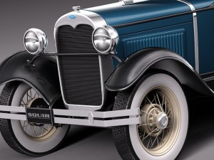 Model A Phaeton 1930 Modelo 3D