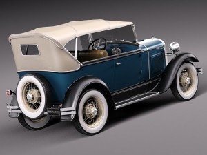 Model A Phaeton 1930 Modelo 3D