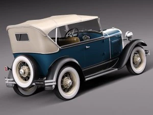 Model A Phaeton 1930 3D Model